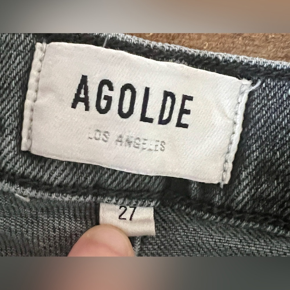 AGOLDE Charcoal Pinch Waist Skinny Jean - Size 27 - Picture 6 of 10